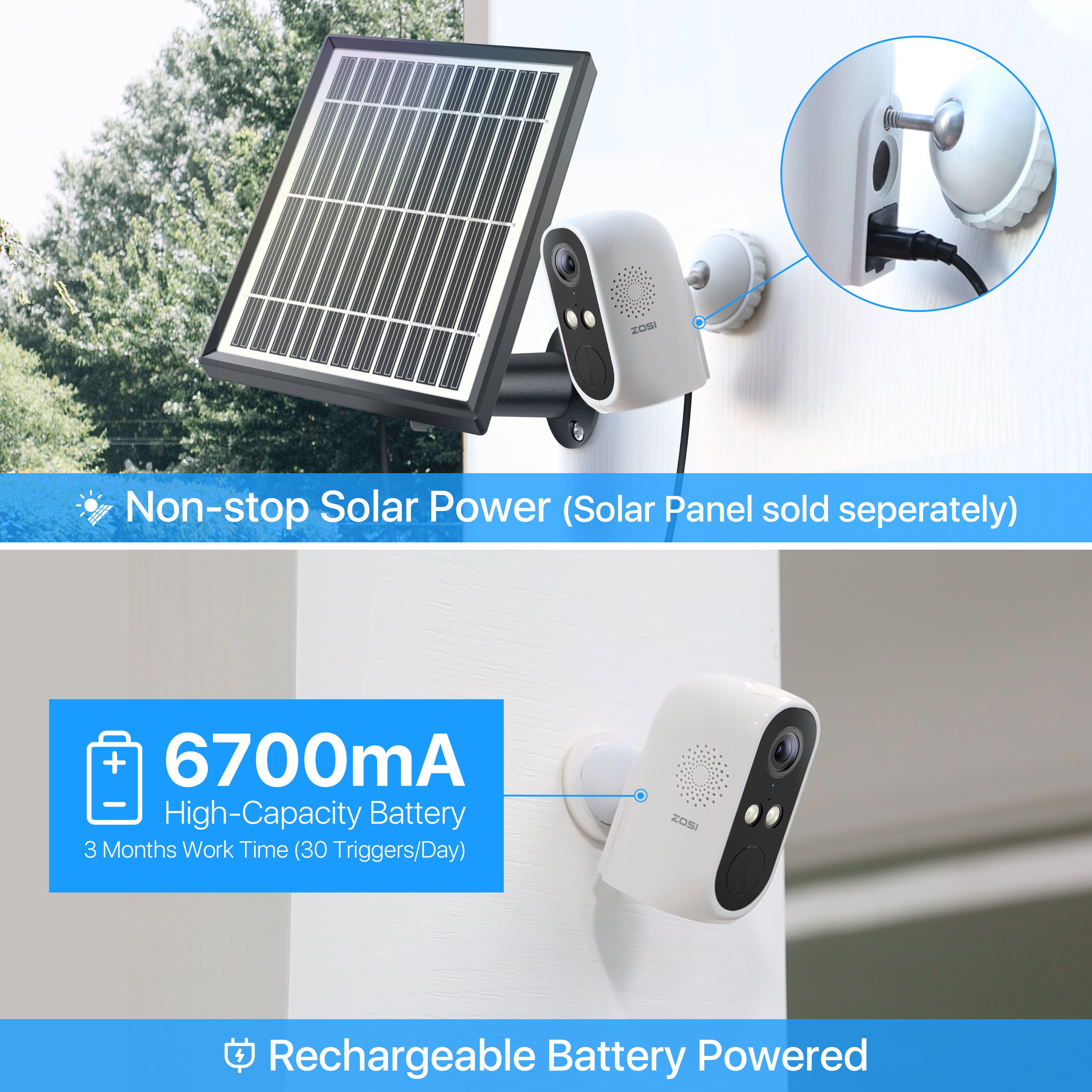 Waterproof Cctv Camera ptz ip Wireless HD Camera 2MP Night Vision Home Security Indoor cctv Network Wifi Camera