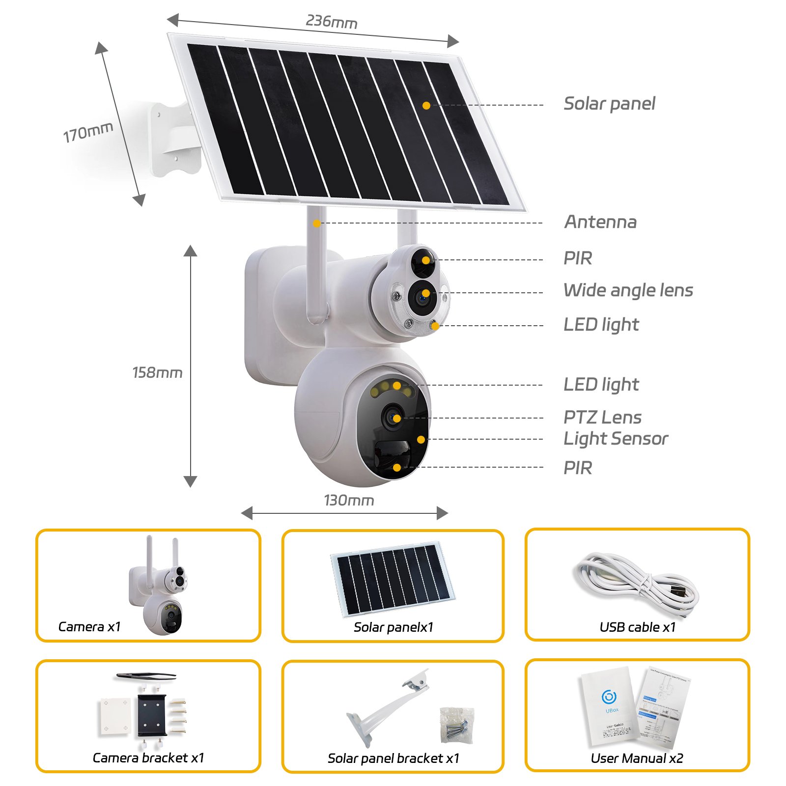 Solar Camera 4G Sim Card 6MP Dual Lens Smart wifi 360 PTZ Wireless Outdoor CCTV camera Home security cameras system