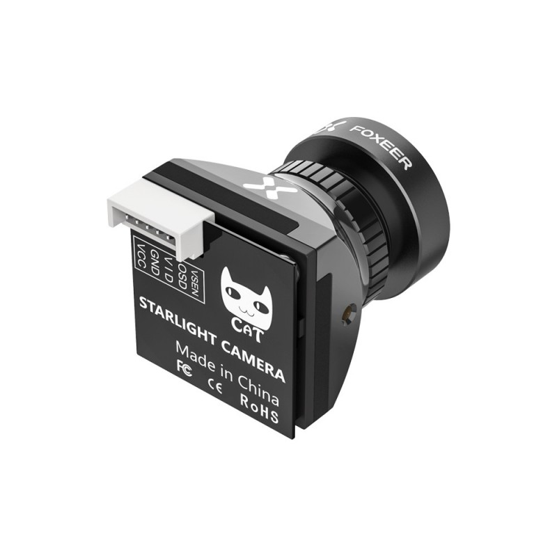 Foxeer Cat 3 Micro 1200TVL 0.00001Lux Super StarLight FPV Camera M12 2.1mm 4.6V-20V 19*19mm for RC FPV Racing Freestyle Drones