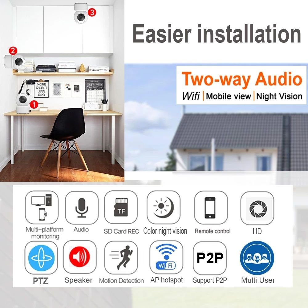 2MP 3MP Jortan indoor baby camera 2023 best hot cheap wireless ip camera solar network camera