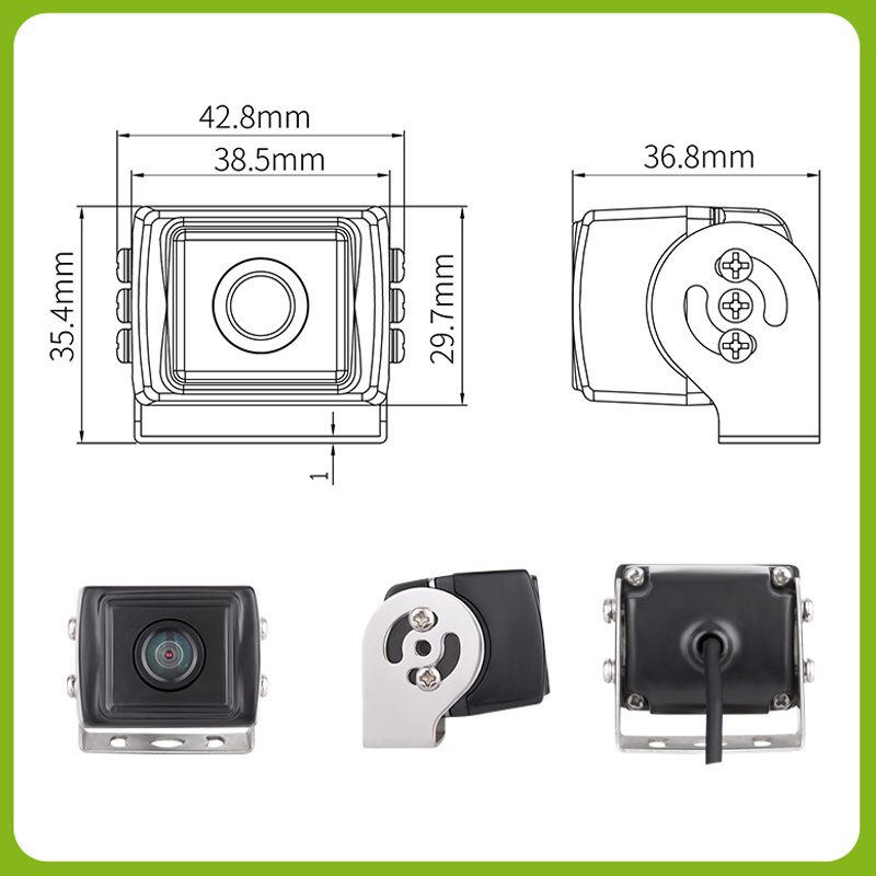 Manufacturer ODM HD Waterproof 1/3 Color CMOS Mini Car Rear View Camera