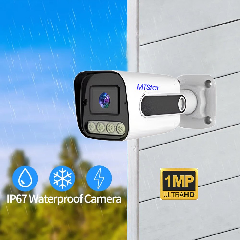 4-channel cctv camera motion detection no blind 3.6mm lens ip camera spots all-day monitoring AHD camera kit 4CH