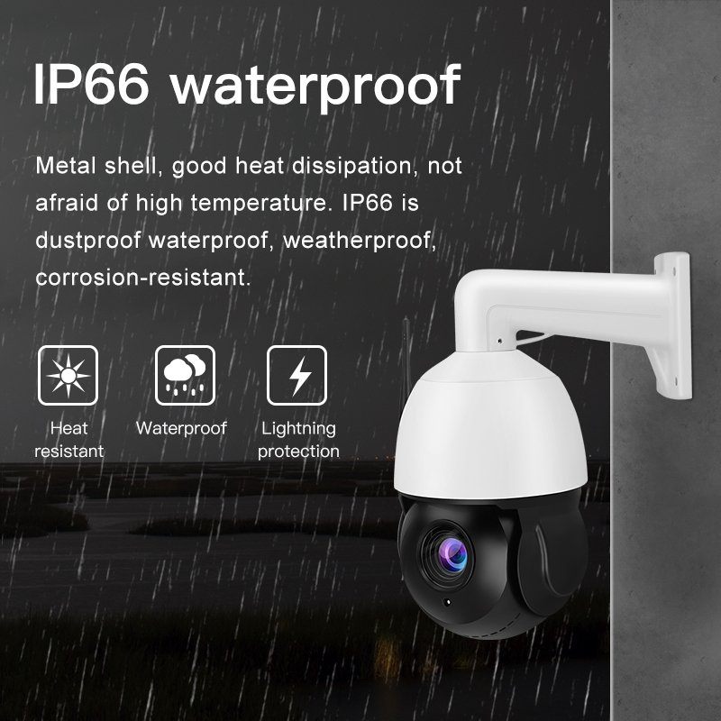 2024 Premium 18X Optical Zoom Remote Monitoring PTZ Camera Built-in Siren Alarm 4MP AI Humanoid Detection 4G Network IP Camera