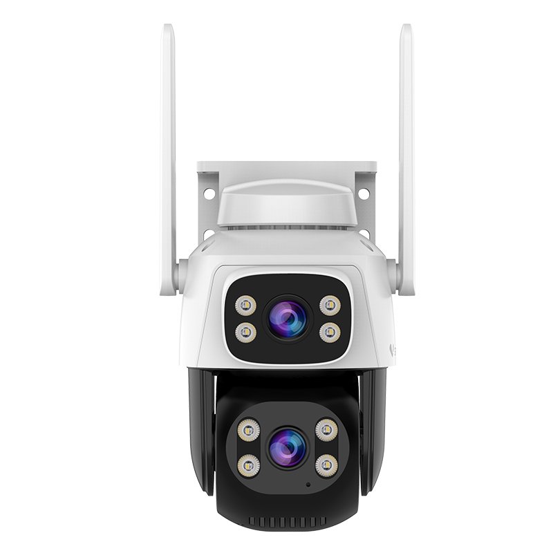 C622DR Dual lens Dual views IP network camera 2MP HD full color night vision surveillance camera ip 2.4Ghz wifi outdoor camera