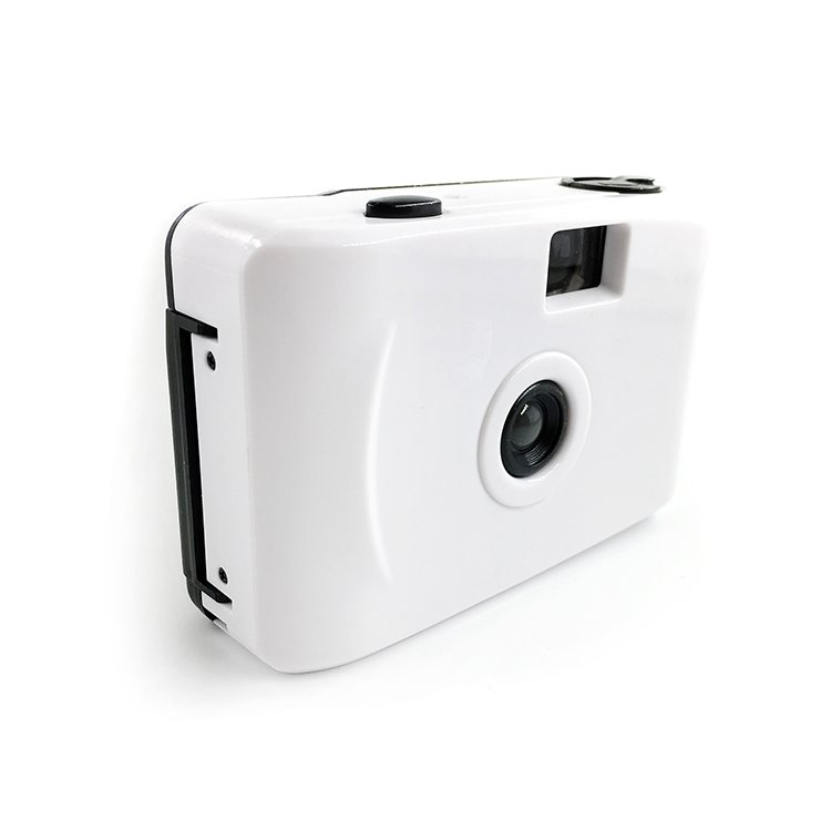 Beestar Pure Color white Fixed Focus Manual Vintage Mini 35mm Film Camera Instant Camera