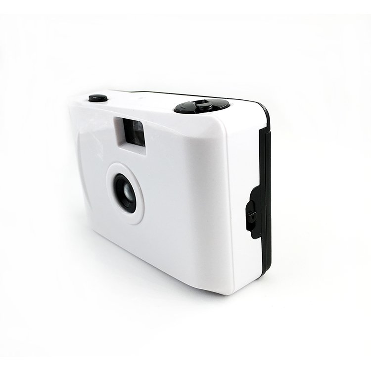 Beestar Pure Color white Fixed Focus Manual Vintage Mini 35mm Film Camera Instant Camera