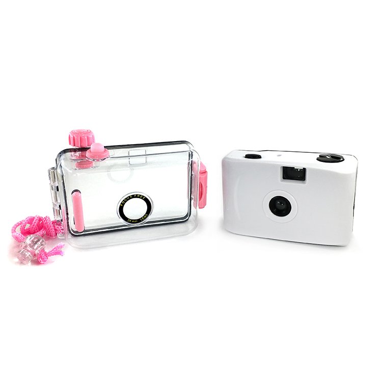 Beestar Pure Color white Fixed Focus Manual Vintage Mini 35mm Film Camera Instant Camera