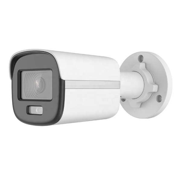2MP Full Color Bullet Network Camera Built-in Mic Hik DS-2CD1027G0-L 30m White Light ColorVu Lite Fixed Bullet PoE Outdoor