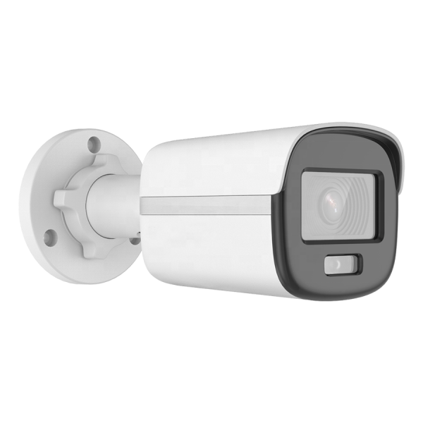 2MP Full Color Bullet Network Camera Built-in Mic Hik DS-2CD1027G0-L 30m White Light ColorVu Lite Fixed Bullet PoE Outdoor
