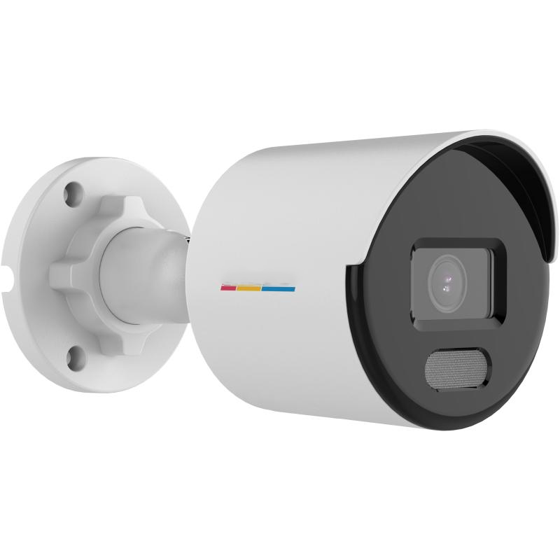 2MP Full Color Bullet Network Camera Built-in Mic Hik DS-2CD1027G0-L 30m White Light ColorVu Lite Fixed Bullet PoE Outdoor