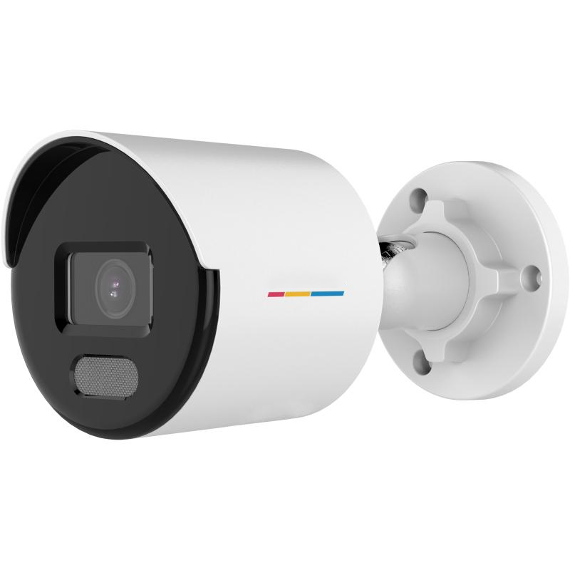 2MP Full Color Bullet Network Camera Built-in Mic Hik DS-2CD1027G0-L 30m White Light ColorVu Lite Fixed Bullet PoE Outdoor