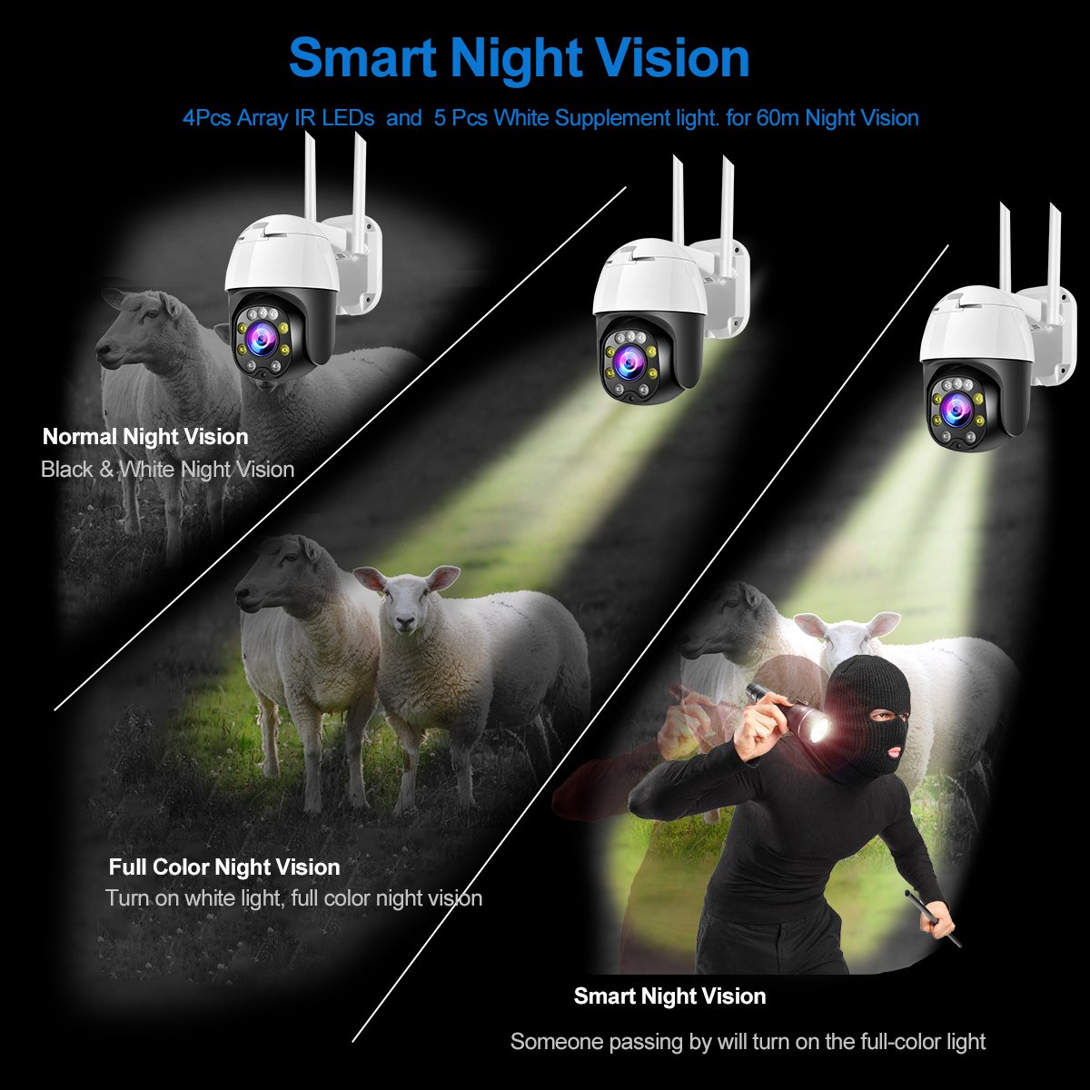 5X Zoom 5MP IP Dome PTZ Mini Camera Wifi Camera De Surveillance Waterproof Camera