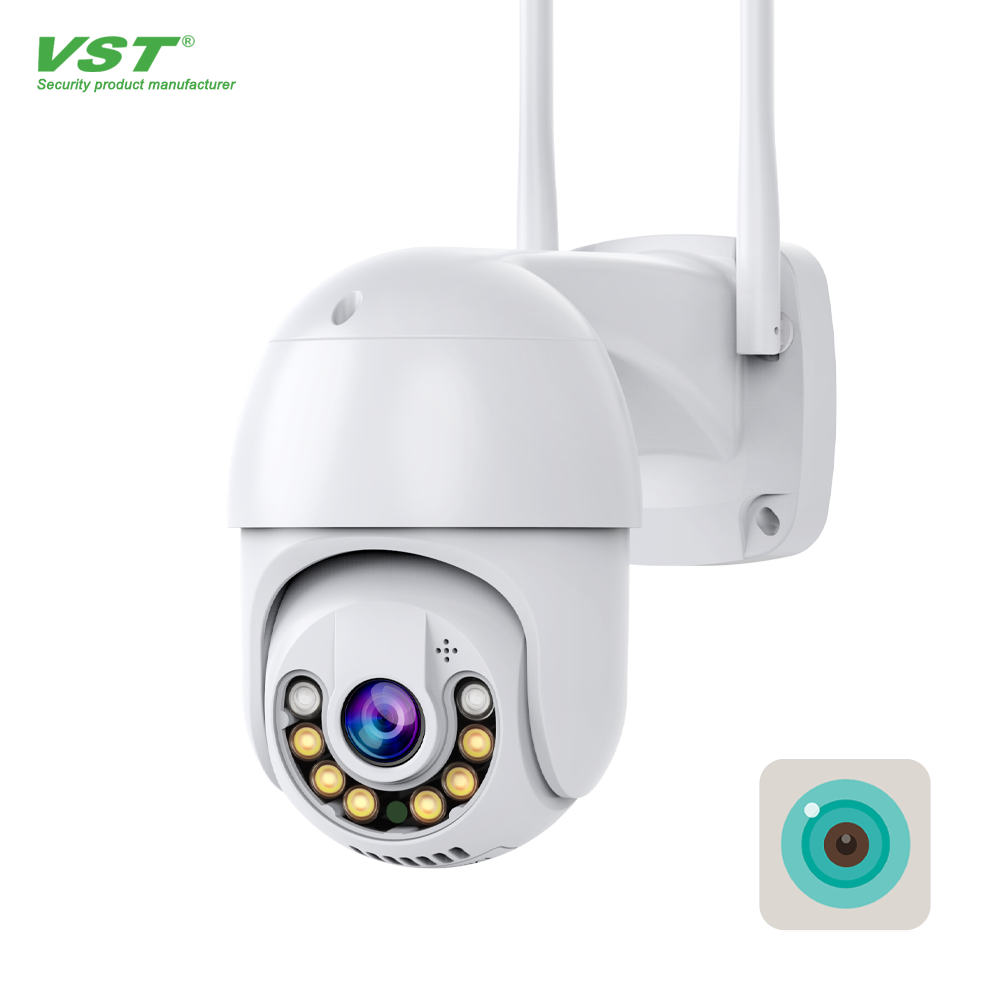 ICSEE 3MP WIFI Wireless CCTV Camera H.265 Video Compression Low Illumination Night Vision Clear Indoor Images Outdoor Home Use