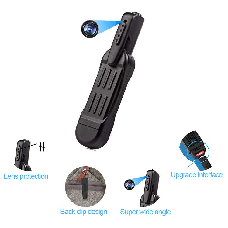 Mini Camera HD 1080P Wearable Body Small DV Camcorder Micro Camera Digital Mini DVR Pen Camera With Clip