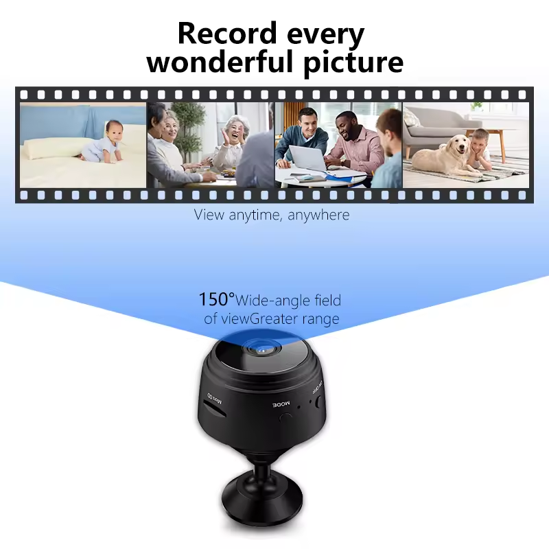 Hot Sale HD 1080P Smart Mini Wifi remote camera Home Security baby pet monitor Cam Wireless Indoor H.265 Gua Camera with Sd Card