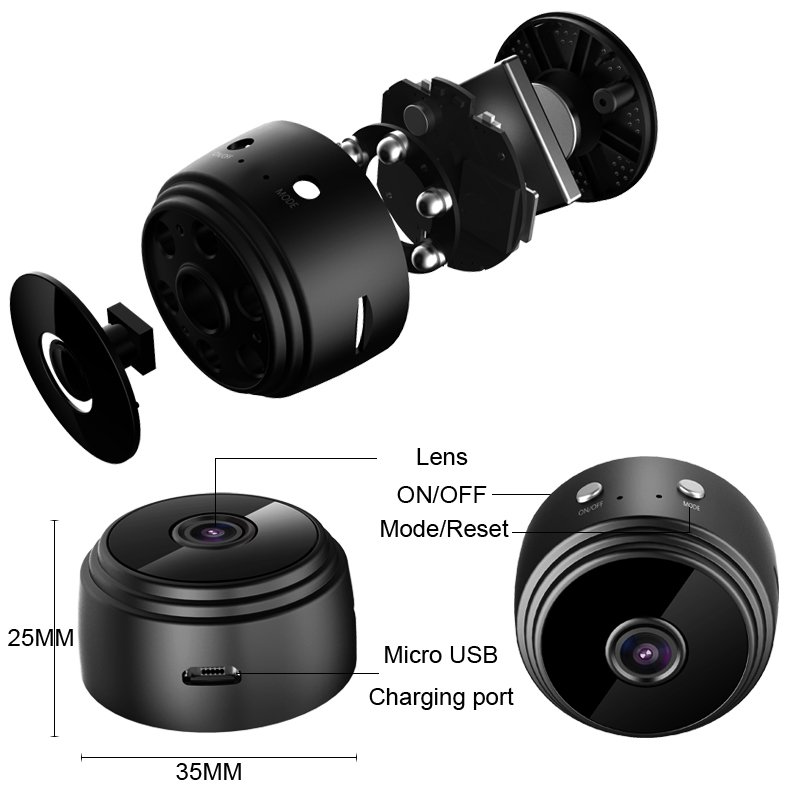 A9 Mini Camera 1080P HD ip camera Night WIFI Version Voice Video Security Wireless Mini Camcorders Surveillance Cameras