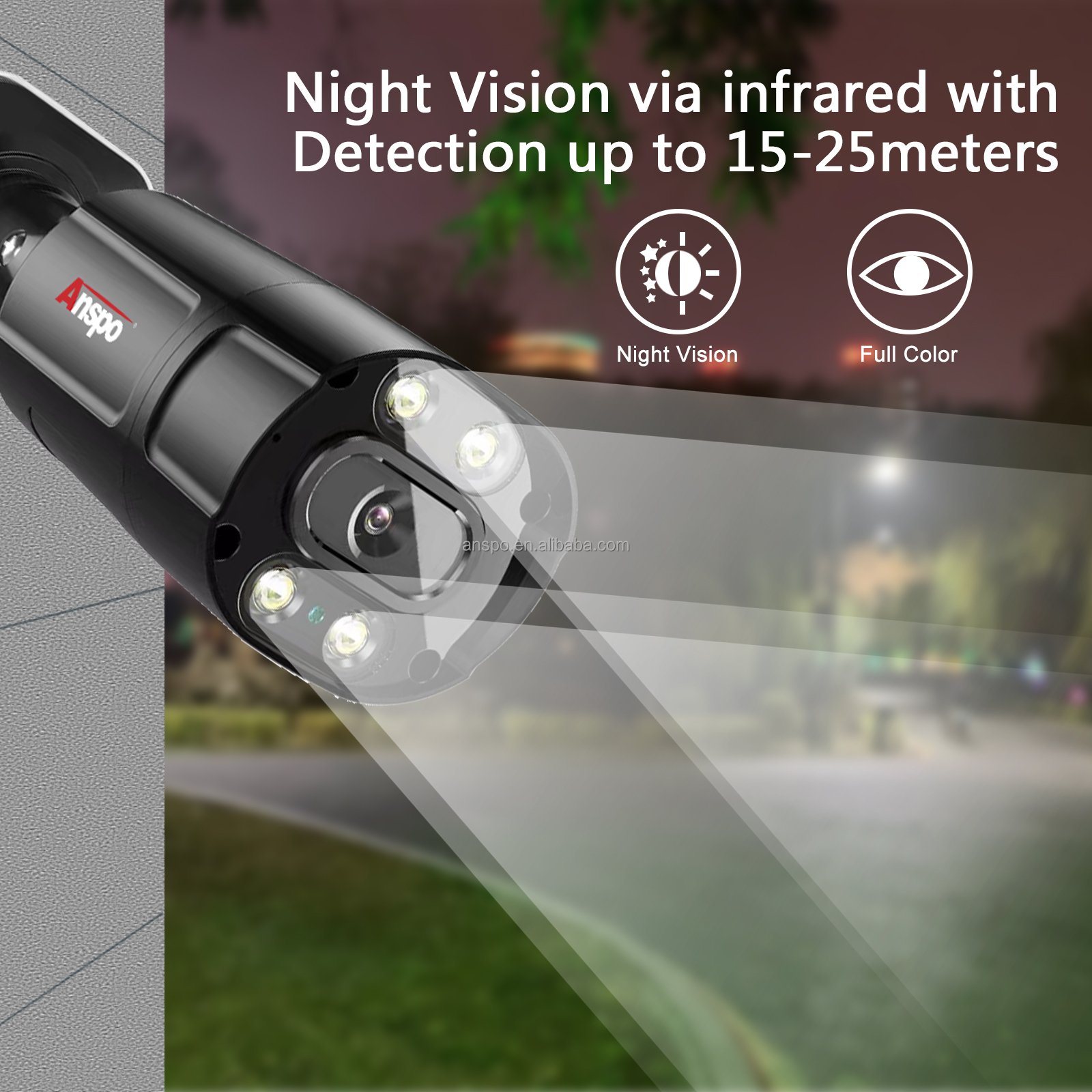 BNC AHD Bullet audio camera 5MP DVR security CCTV camera H.265 Analog tvi HD Infrared color vu Night Vision