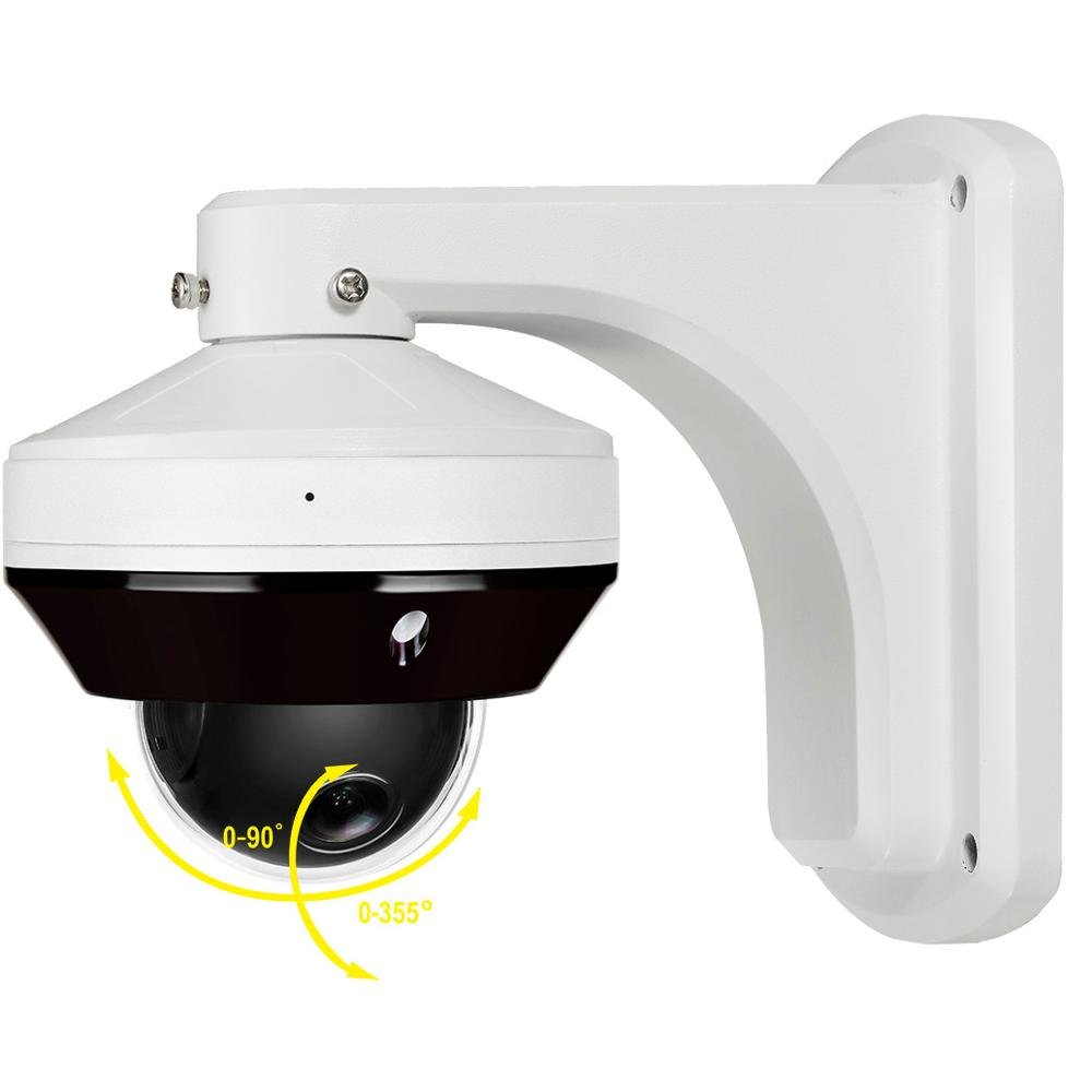 AI 5MP 3X Optiocal Zoom mini PTZ Dome IP Camera 2.8-8mm with Human Body Detection