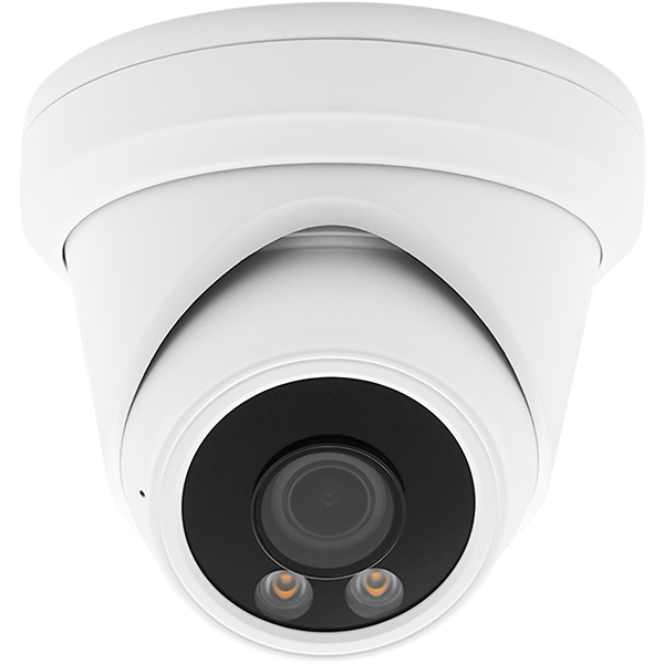 12MP Smart F1.6 Dual Lens Full color poe IP Turret HD CCTV Camera dome ip network camera DNAA