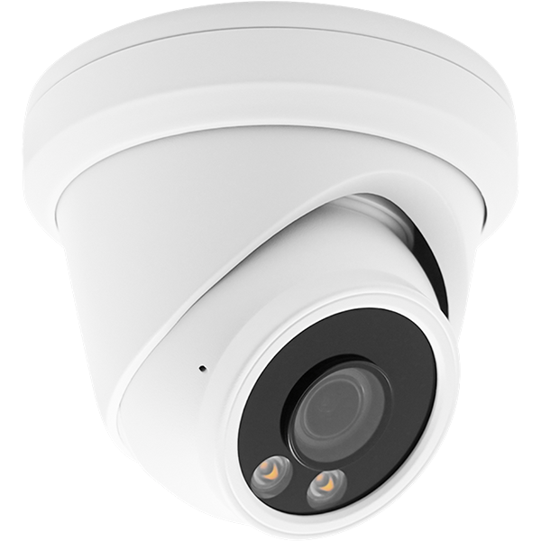 12MP Smart F1.6 Dual Lens Full color poe IP Turret HD CCTV Camera dome ip network camera DNAA