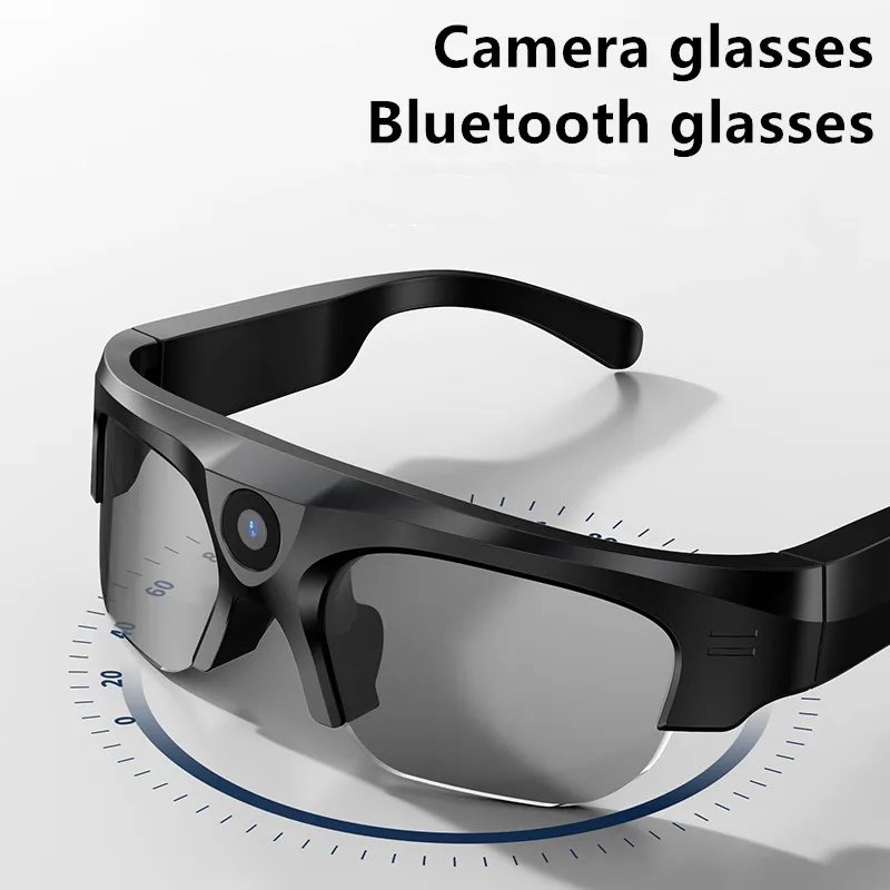 4K High Definition Glasses Camera Bicycle Dash Cam Mini Sports Glasses Camera Polarized Sunglasses Glasses