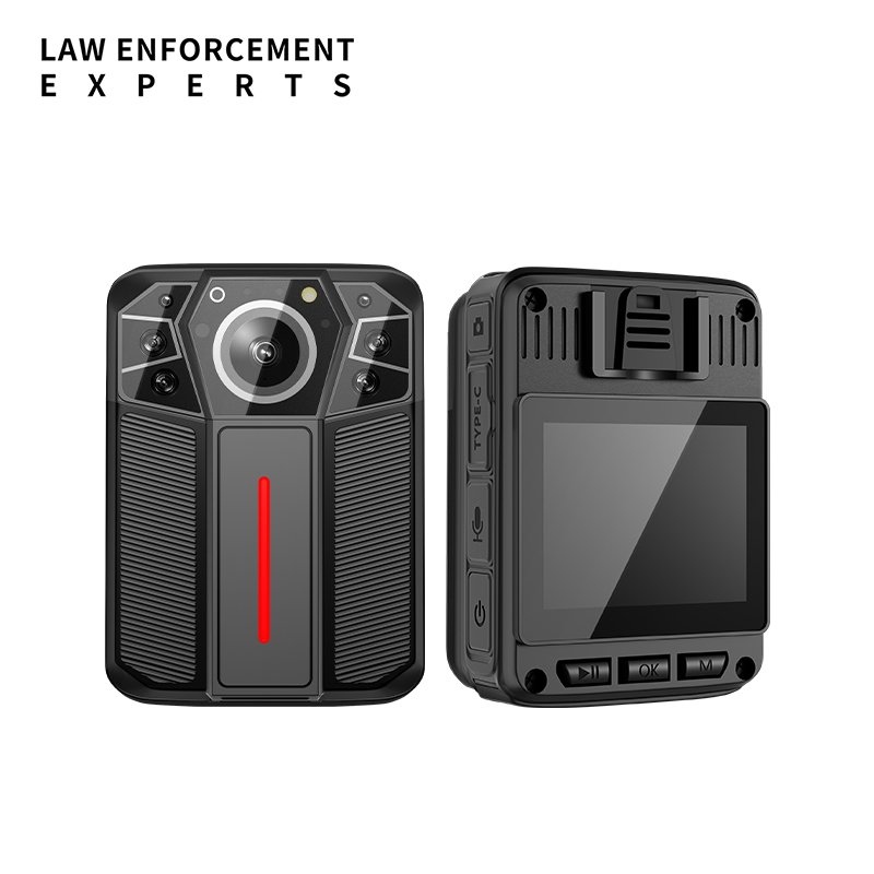 Body Camera Night Vision Mini Camera, 1296P HD Recording, 48MP Photo, 16G-512G Storage, 11H Battery Life