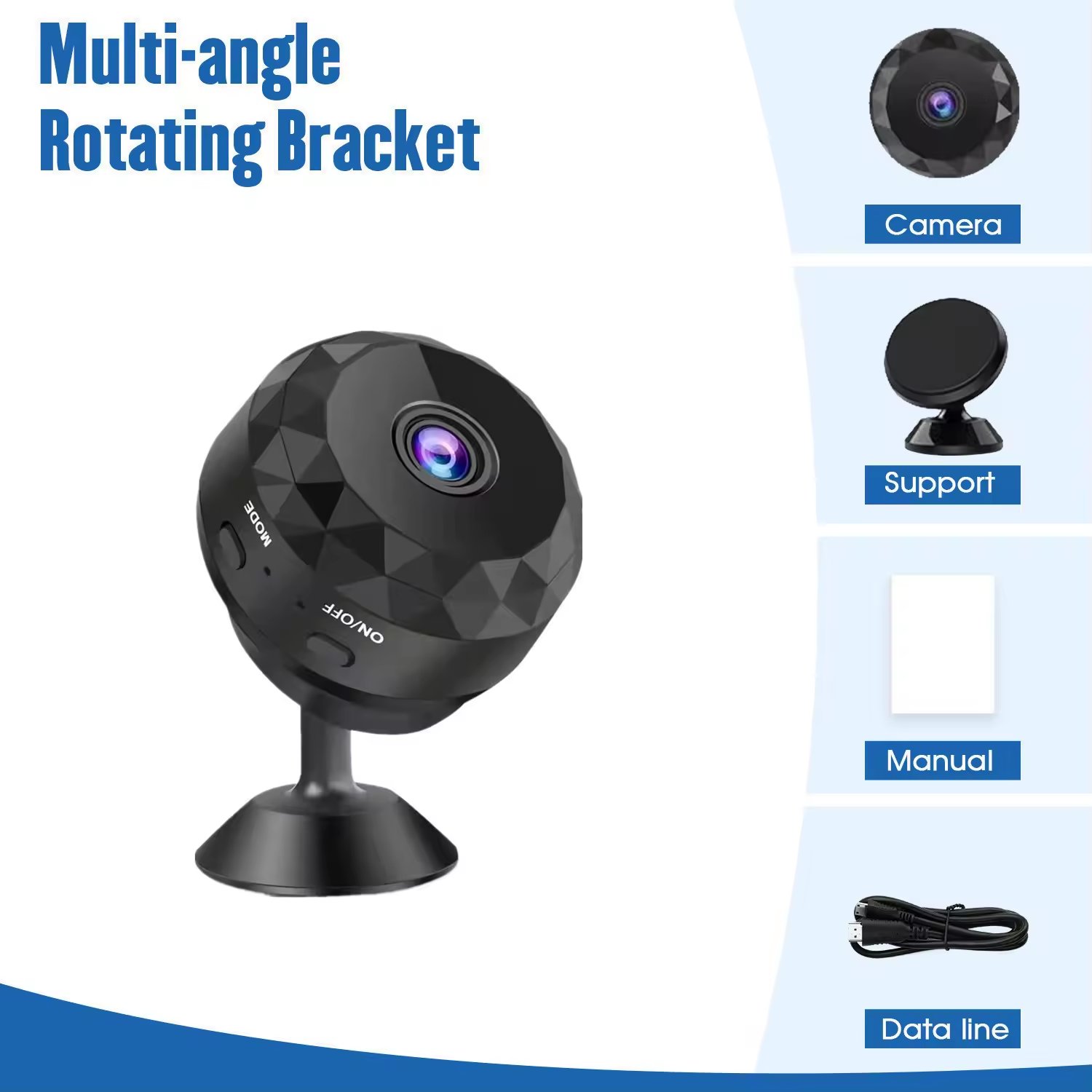 1080P A9 TUYA mini security cameras wireless wifi small camera without wire