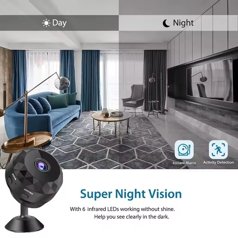 1080P A9 TUYA mini security cameras wireless wifi small camera without wire