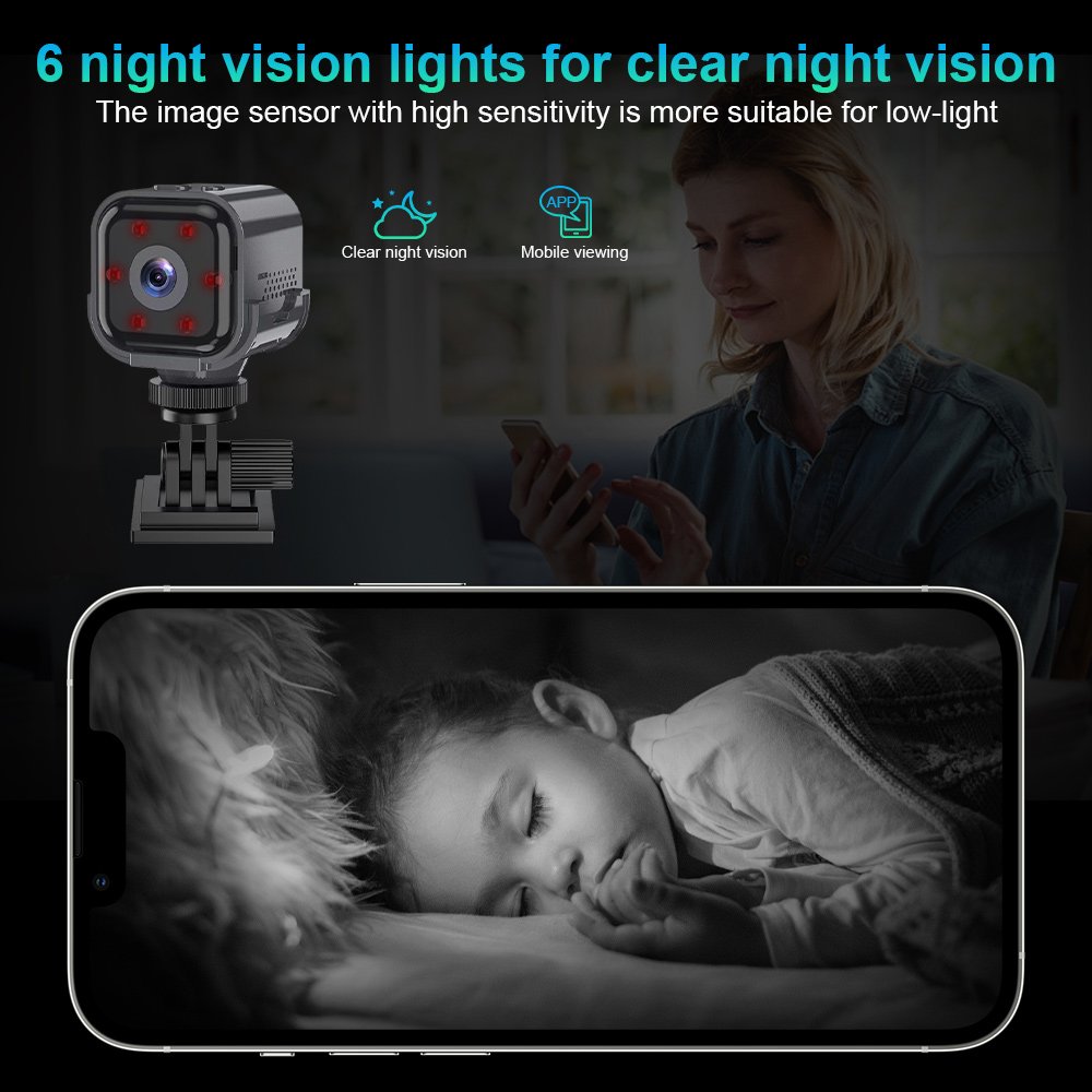 security surveillance product mini wifi Camera 1080p Portable IR Night Vision HD Cameras Wireless Home Security Small Camera