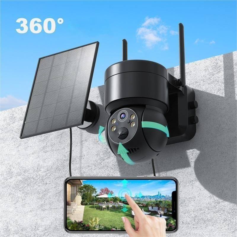 Outdoor Waterproof Solar Rechargeable Battery Powered Security Camera solar camera Network Camera