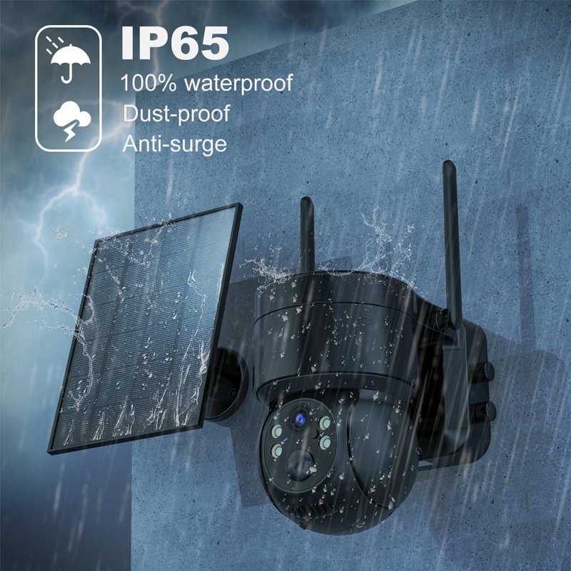 Outdoor Waterproof Solar Rechargeable Battery Powered Security Camera solar camera Network Camera