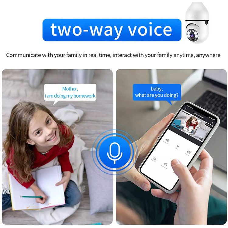 High Quality 1080p HD Wifi Home Security Mini Camera Wireless with Nightshot Function CMOS Imaging Sensor Supports Mlcro SD Card