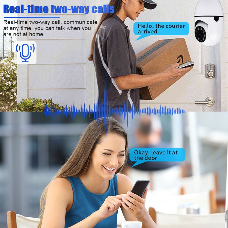 High Quality 1080p HD Wifi Home Security Mini Camera Wireless with Nightshot Function CMOS Imaging Sensor Supports Mlcro SD Card