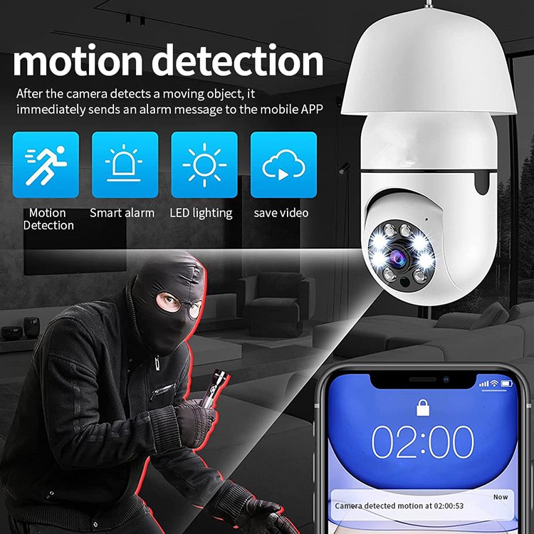 High Quality 1080p HD Wifi Home Security Mini Camera Wireless with Nightshot Function CMOS Imaging Sensor Supports Mlcro SD Card