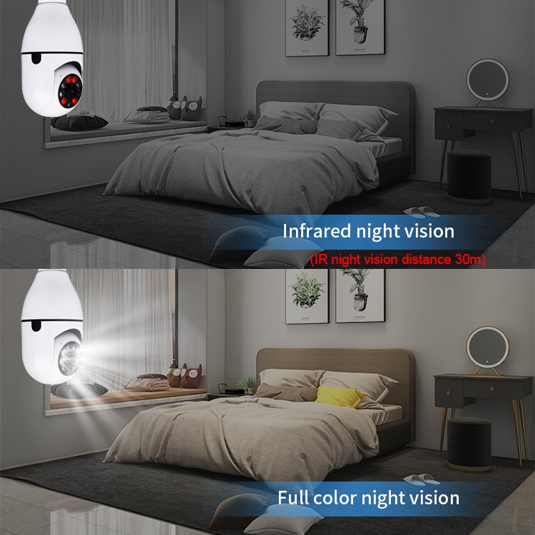 High Quality 1080p HD Wifi Home Security Mini Camera Wireless with Nightshot Function CMOS Imaging Sensor Supports Mlcro SD Card