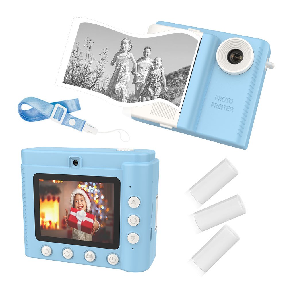 Instant Print Kids 1080P HD Mini Camera Adult Instant Printer Camera