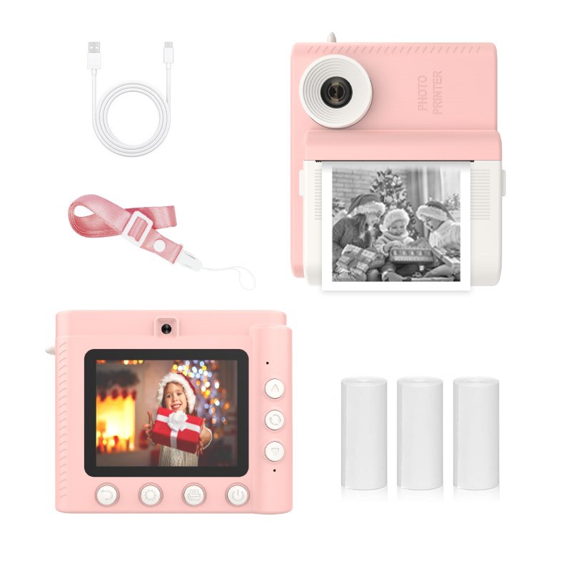 Instant Print Kids 1080P HD Mini Camera Adult Instant Printer Camera