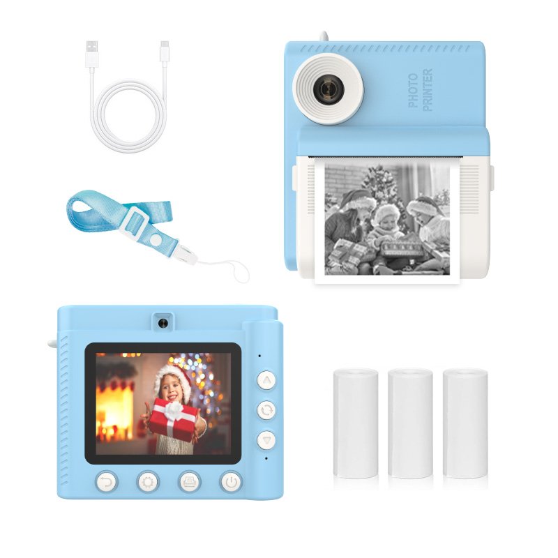 Instant Print Kids 1080P HD Mini Camera Adult Instant Printer Camera