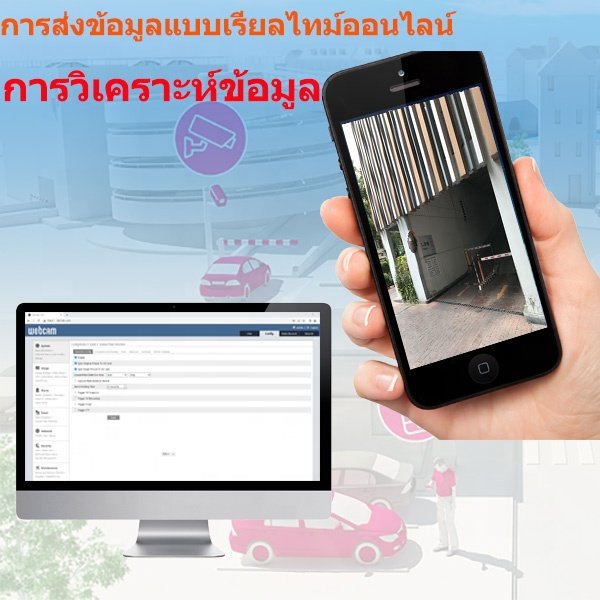 LPR Camera 2 Million Resolution with H 265 H264 CCTV Camera of vehicle plate number output 1920*1080P