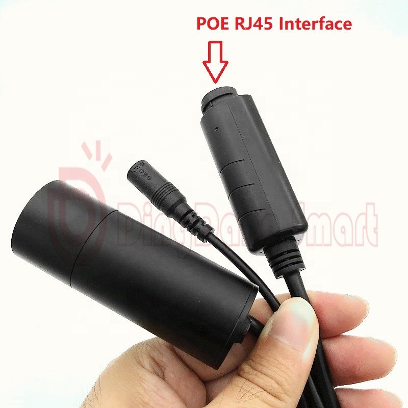 DingdangSmart 1080P IMX307 Sensor IP Network Camera H265 POE Mini Camera Night Vision with Metal Case