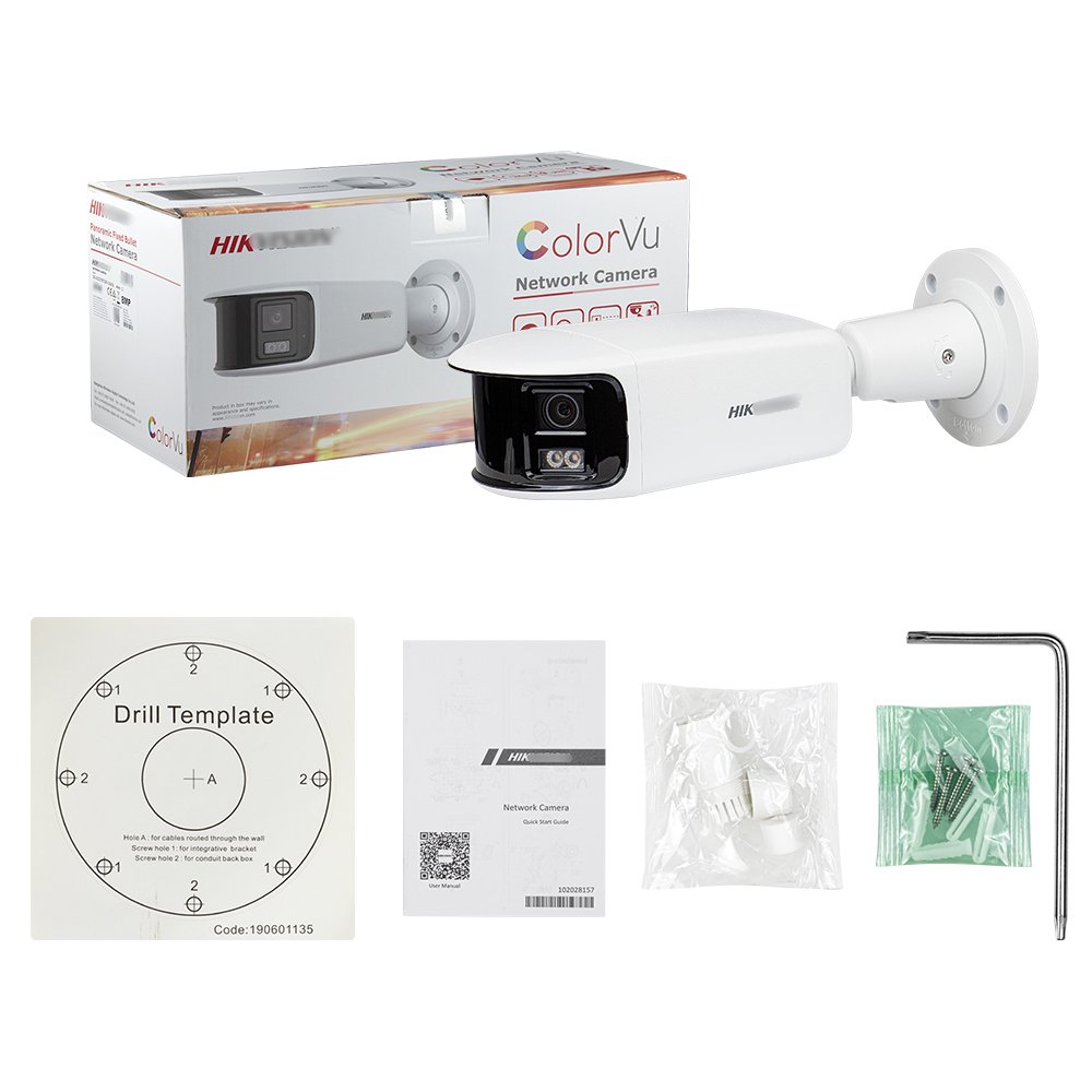 Original Hikvison DS-2CD3T87G2P-LSU/SL Colorvu 4k 8MP Panoramic Hik ColorVu Fixed Bullet Network Camera