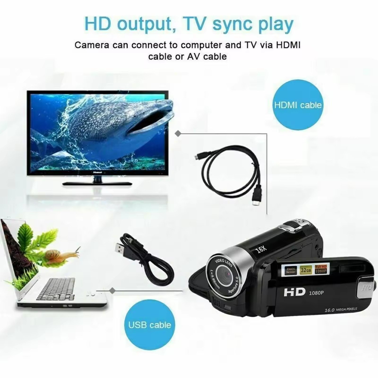 Good DV90 1080P Game HD Document Large Digital Camera LCD Screen Display Mini Camera Portable Digital Video Recorder Body