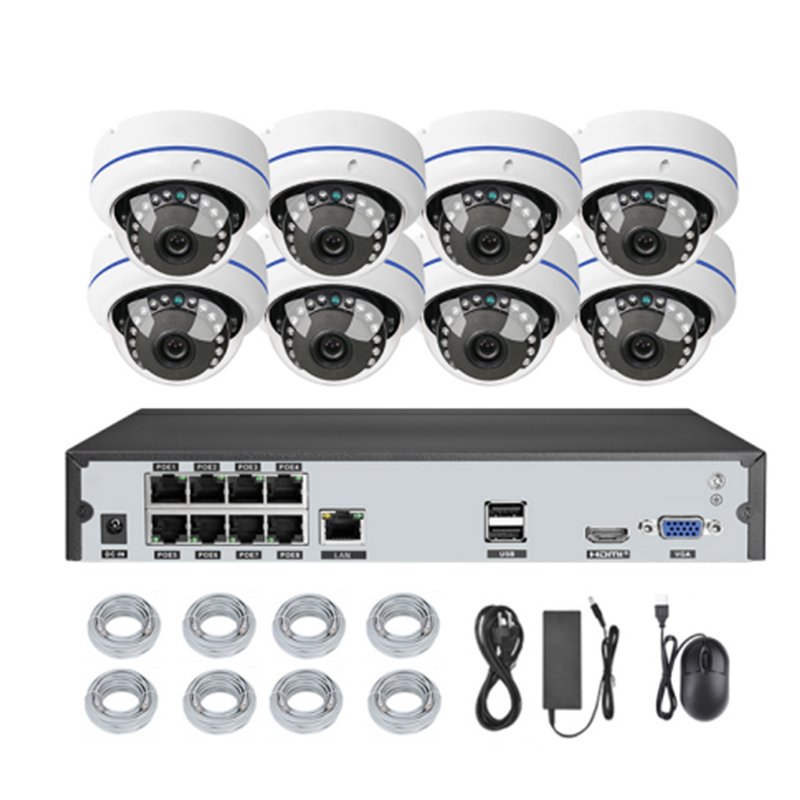 8CH 3MP POE nvr 2021 new CCTV kit security ip network camera system cctv POE cameras security system kit