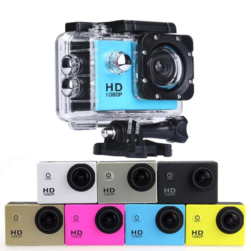 Anti shake 2-inch high-definition action camera 1080p mini sports camera, bicycle safety sports camera