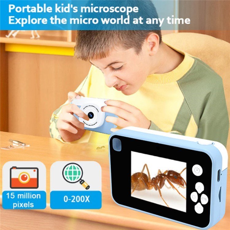 AC10 HD Dual Lens 2.4 Inch IPS Screen Kids mini Camera toy for kids with Tripod No Memory Card