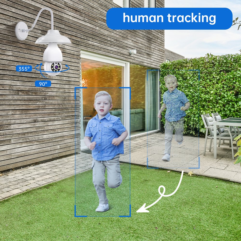 Smart Light Bulb Camera Security Camera 360 Degree 2.4G and 5G WiFi Outdoor Indoor Wireless Bulb Camera