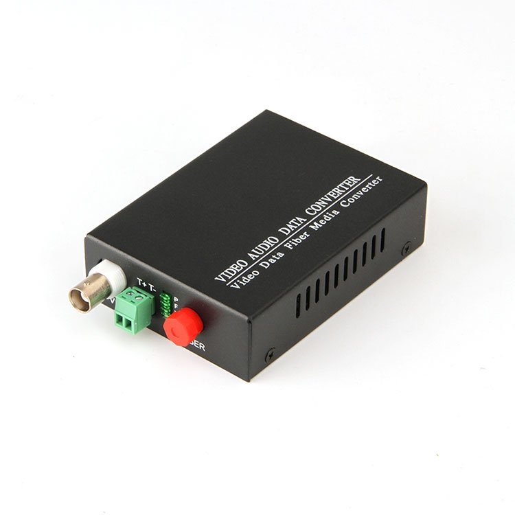 HD CVI Analog to Fiber Optic Converter 1 Pair 1 Channel RS485 Return Data FTTH 3 Years Convertidor De Coaxial a Ip DC 5V 50M