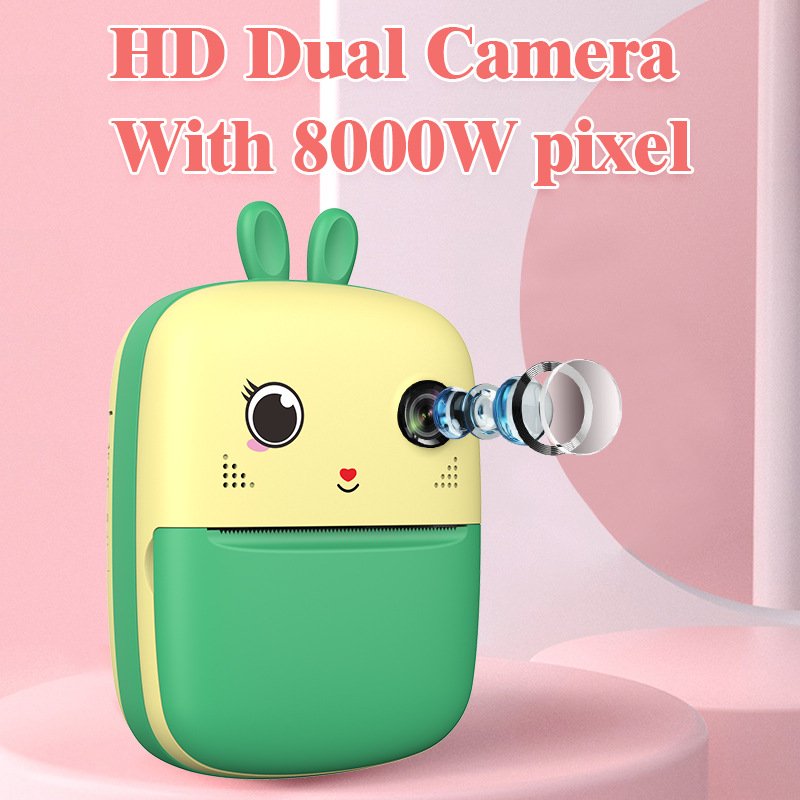 2024 New Arrival Mini Camera Children Toy USB Charger 4K Photo Video 2.4 Inch Instant Printer Camera With Children Printer