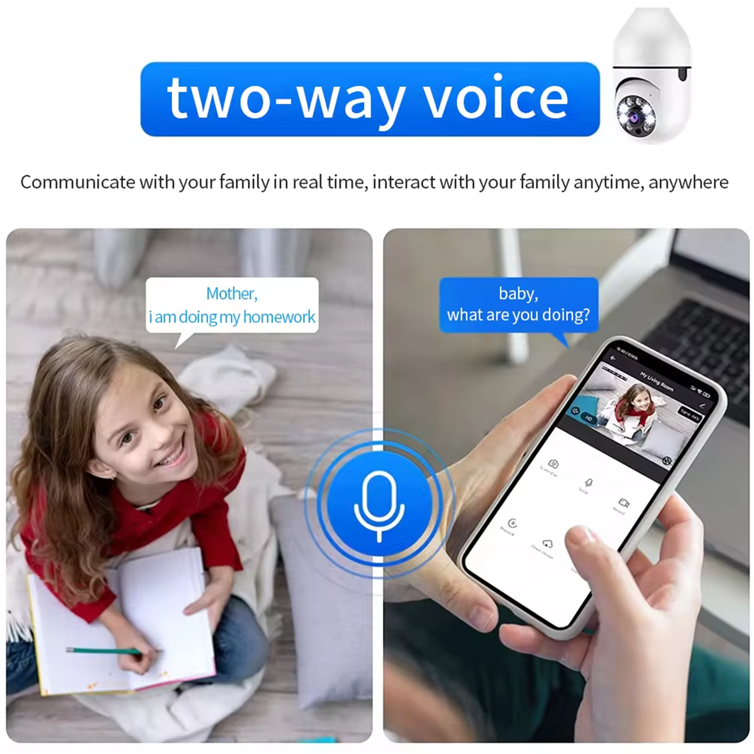 V380 Pro PTZ IP Wifi Best House 360 Camera Auto Night Vision Indoor Outdoor Network Cctv Home Security Lamp Bulb E27 Cameras