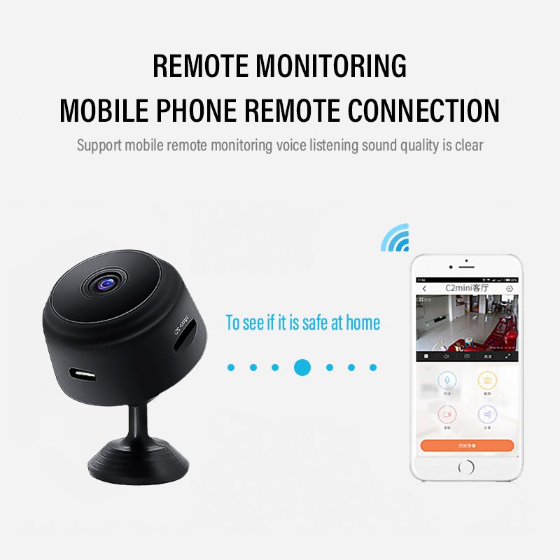 A9 mini CAMERA Wireless HD WiFi 1080p camera Wireless network wifi APP control indoor A9 camera